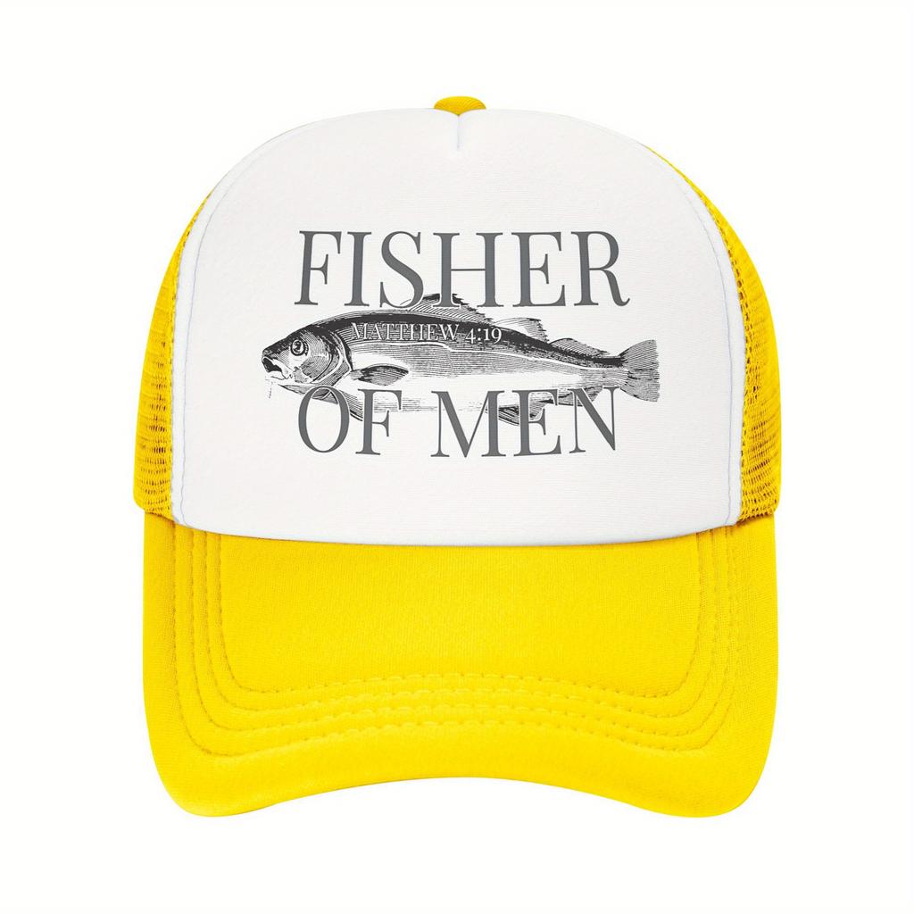 Fisher of Men Matthew 419 Trucker Hat Breathable Mesh Baseball Cap Casual Adjustable Headwear