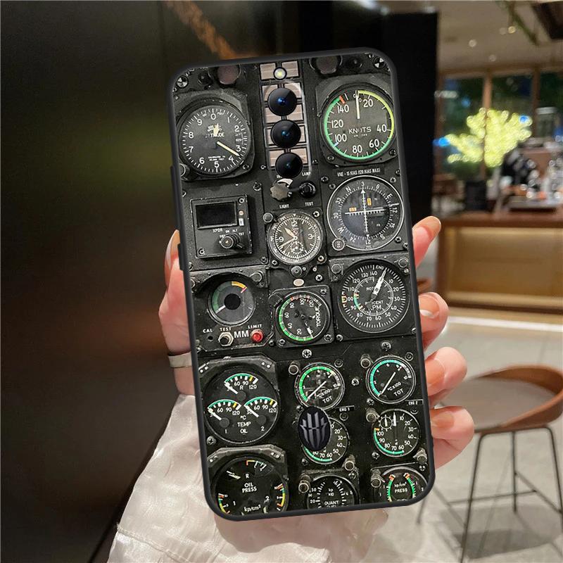 

Aviation Aeroplane Pilot Cockpit Case For ZTE Nubia Red Magic 11 10 9 8 9S 8S 10S Pro Plus 6 7 6S 7S For RedMagic 10 Air Cover Red Magic 9S Pro