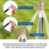 AEE4-4 Pcs Sewer Jetter Nozzle Set, For Pressure Washer Drain Jet Hose Tips With 1/4Inch NPT Quick Connector 5000 PSI