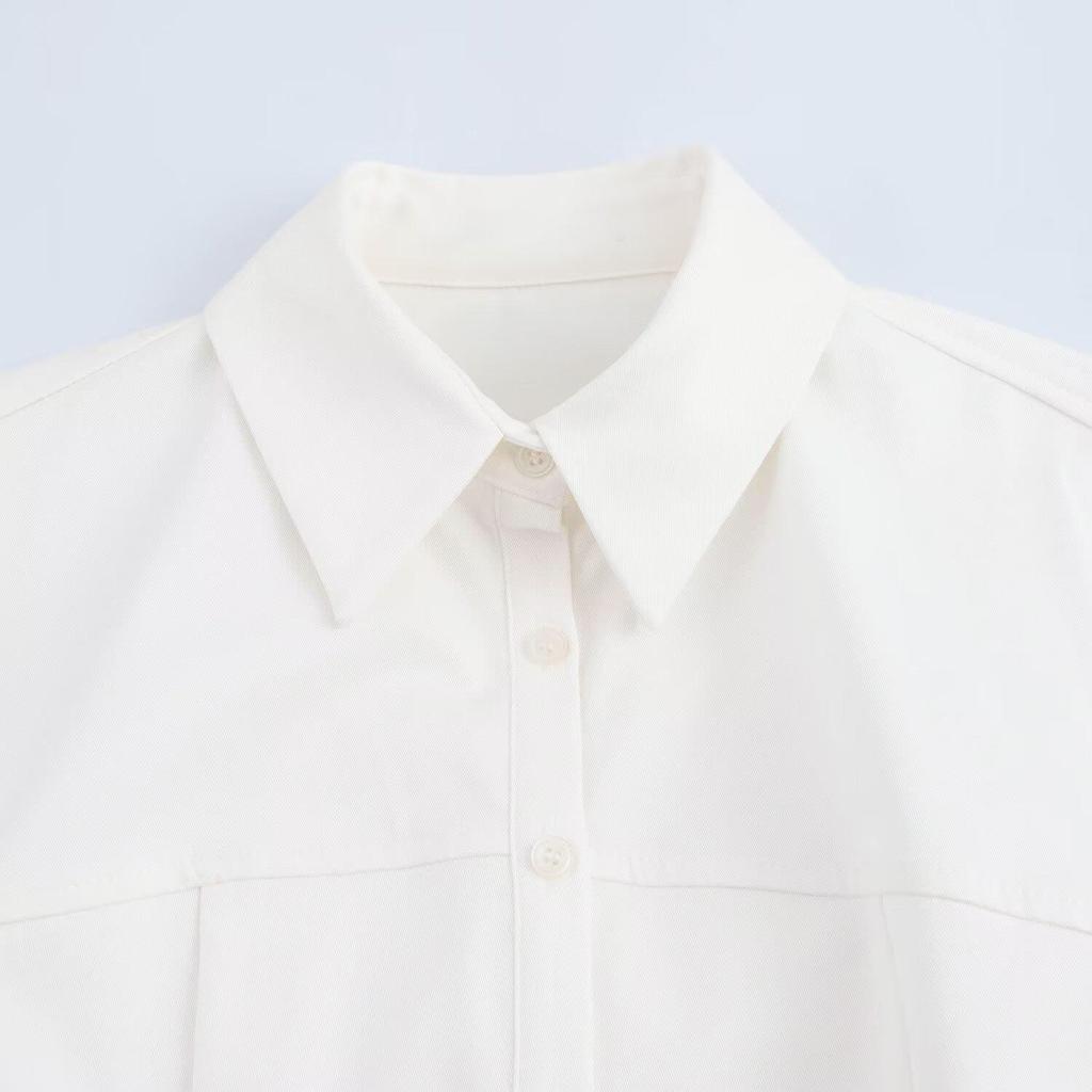 2025 Spring Women's Slim Fit Lapel Jumpsuit Dress