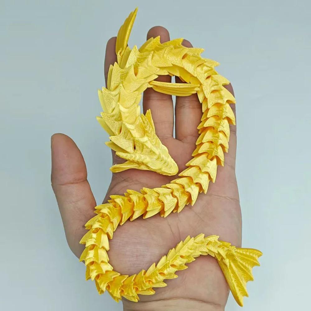 New 3d Print 45cm Sea Dragon Model Mythical Dragon Desktop Decorations Multi-articulated Activity Models Home Decorations