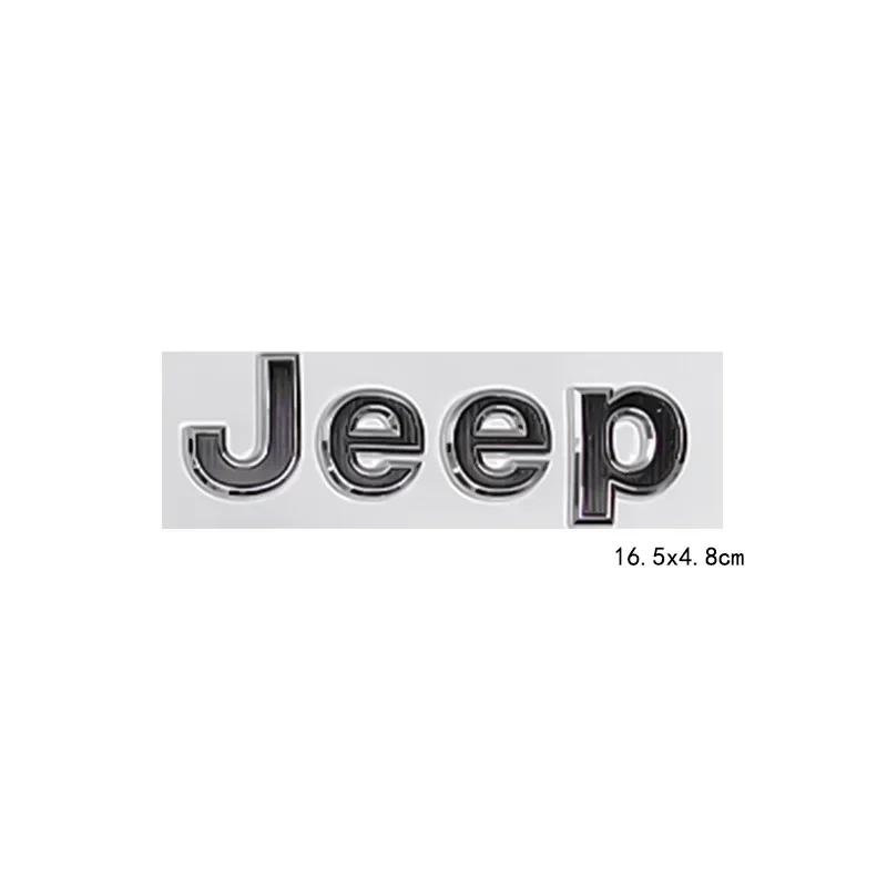 16.5cm Car Side Body Trunk Sticker Badge for Jeep Logo Wrangler Grand Cherokee Compass Renegade Patriot Rubicon Liberty JK XJ