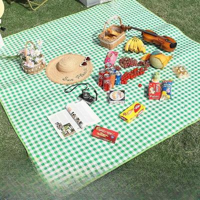 Outdoor Picnic Mat Wind Thickened Waterproof Mat Double-sided Cold Insulation Picnic Mat Picnic Mat Floor Mat.