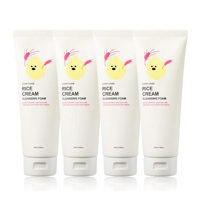 [Sasha] Rice Cream Cleansing Foam 220ml (4 pieces)