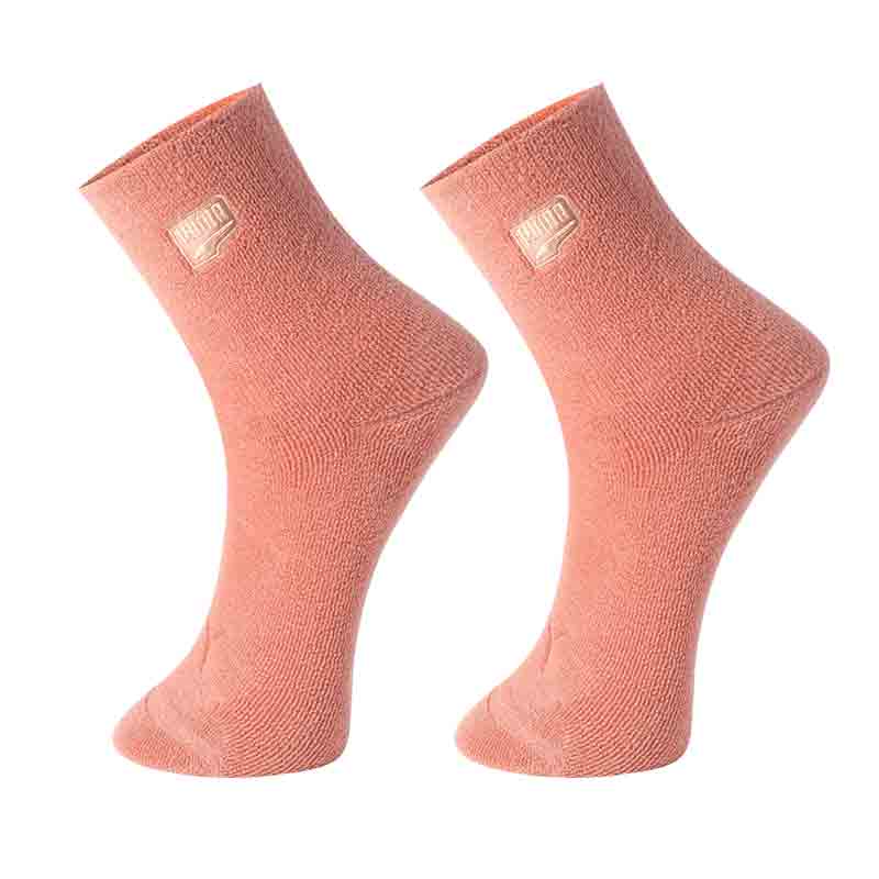 PUMA Crew Socks Unisex 2 Pack Peach Pink 701229073-003 39-42