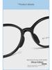 Danyang 9022ET Kids' Retro Round Myopia Glasses - Ultra-light Silicone TR Frame