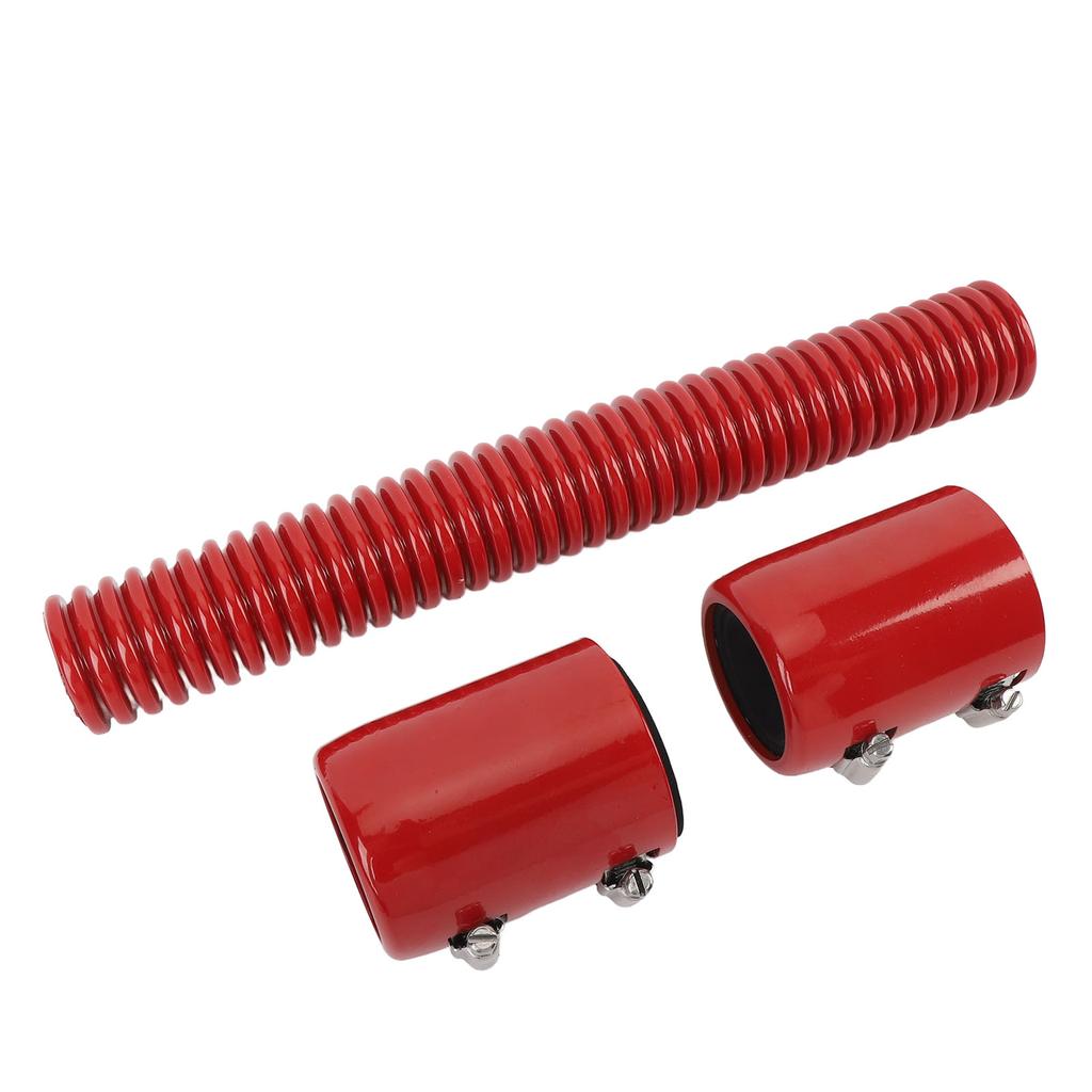 12in Coolant Radiator Hose Kit with Cap Stainless Steel Flexible Efficient Cooling Coolant Hose Kit