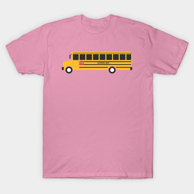 T Shirt Women School Bus Harajuku Print Kawaii Tshirt Summer Short Sleeve Female T-Shirt Top Tee