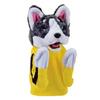 Cartoon-Gesang Kung-Fu Huskys Handpuppe Spielzeug Eltern-Kind Interaktives Plüschtier für Jungen Mädchen