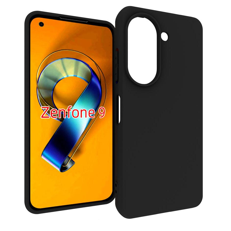 

Black Matte Non-Slip Skid-proof Soft TPU Silicone Case Cover For ASUS Zenfone 9 Cases TPU