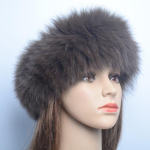 Fashion Lady Real Fox Fur Scarf Girls Warm Soft Knit Good Elastic Real Fox Fur Headband Brand Genuine Fox Fur Ring Scarves