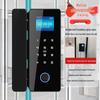 ZUCON F354 Bluetooth Smart Fingerprint Glass Door Lock CN Plug (adapter Included)