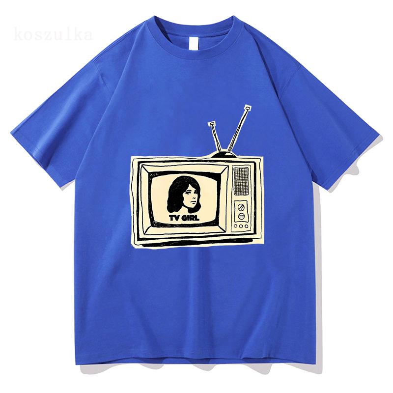 Classic Tv Girl 2025 T Shirt Fashion Men/Women Harajuku Graphic T-Shirt Unisex High Quality Aesthetic Vintage Cotton Tees Shirts