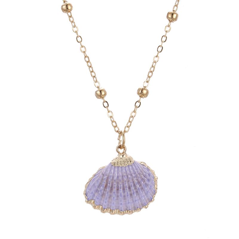 Natural Bohemian Conch Necklaces For Women Girls Fashion Shell Cowrie Pendant Necklace Ocean Beach Female Summer Jewelry Gifts