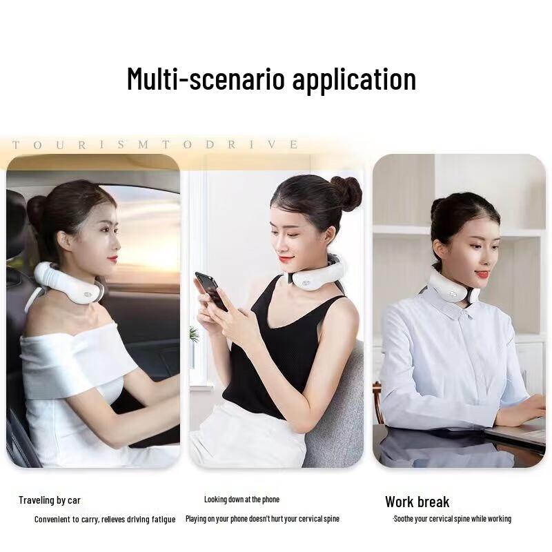 Shangheng Multifunction Neck and Shoulder Massager with Heat CN Plug (adapter Included)
