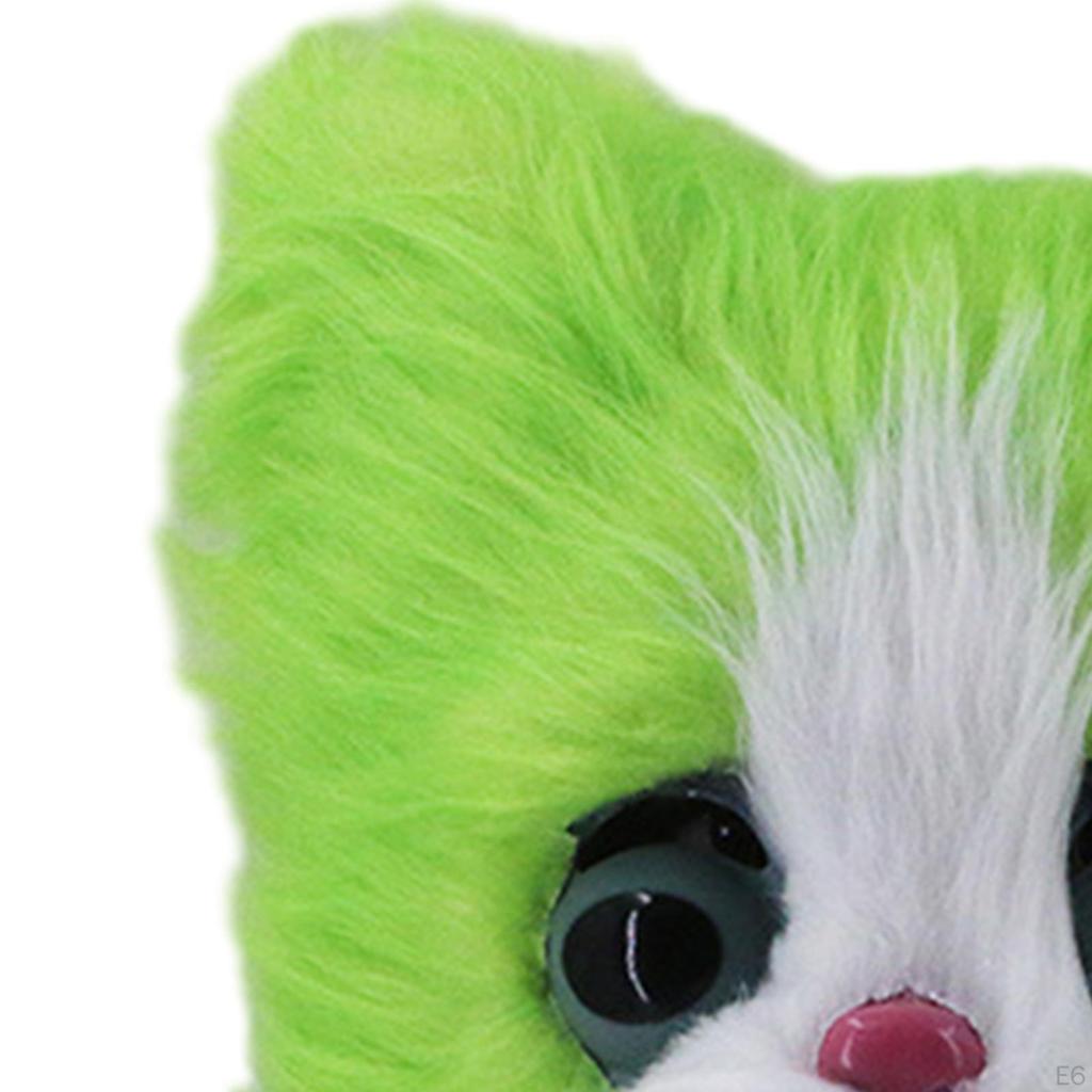 Cat Head Mask Cosplay Cute Kitten Latex Animal for Carnival