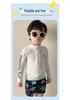 Momasong Boys' Long Sleeve Sun Protection Two-Piece Swimsuit Set - Quick-Dry Beachwear