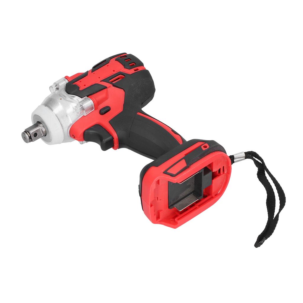 Impact Wrench Electric Brushless Cordless Driver 12in Chuck 18V Tool for Maintenance
