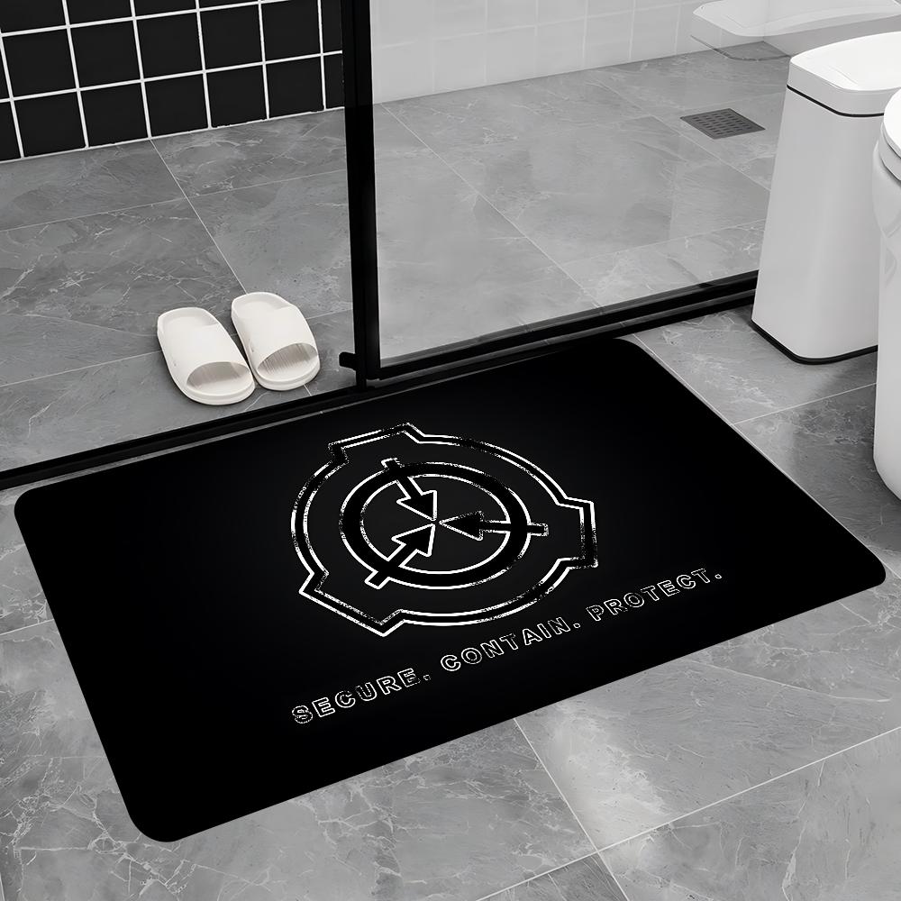 Tappetino da cucina S-SCP Foundation Stile Nordico Tappetino per porta Camera da letto Soggiorno Tappetino per porta Casa Balcone Tappetino antiscivolo Tappeto