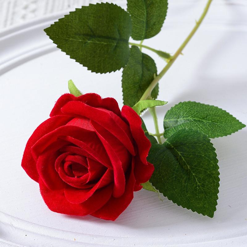 

100 шт. искусственный бархатный шелковый букет роз, настоящие искусственные розы, домашние свадебные украшения для вечеринки