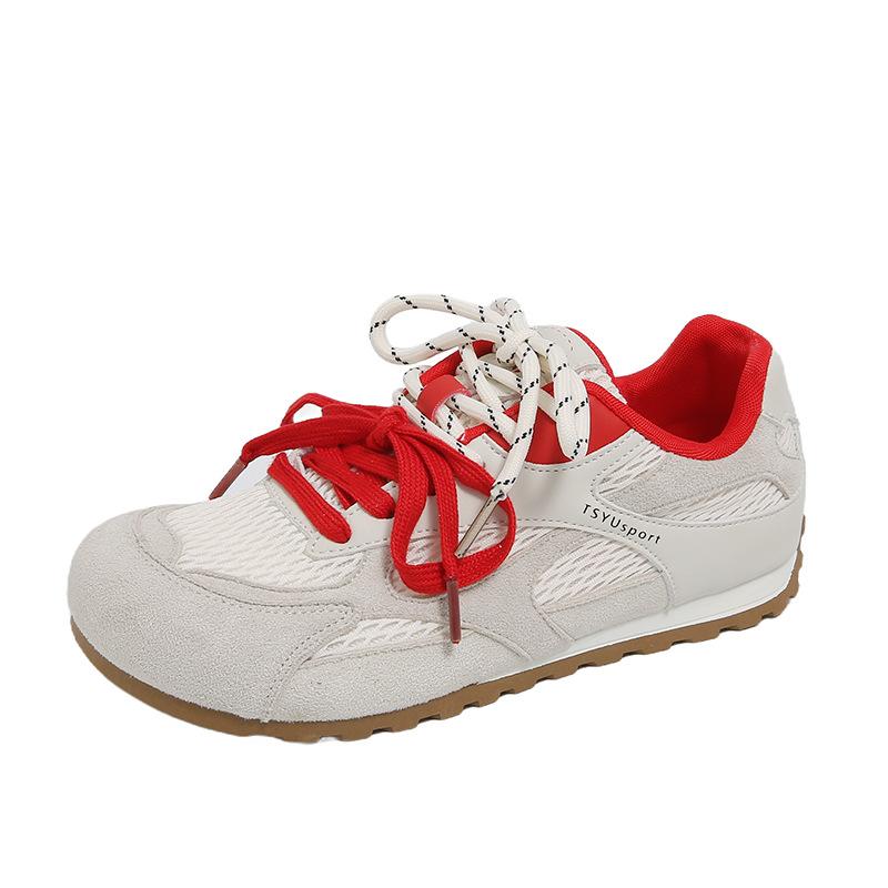 2025 Little White Shoes Women's Autumn New Korean Version Ins Female Students' Leisure Sports Versatile Board Shoes Street Shot T01