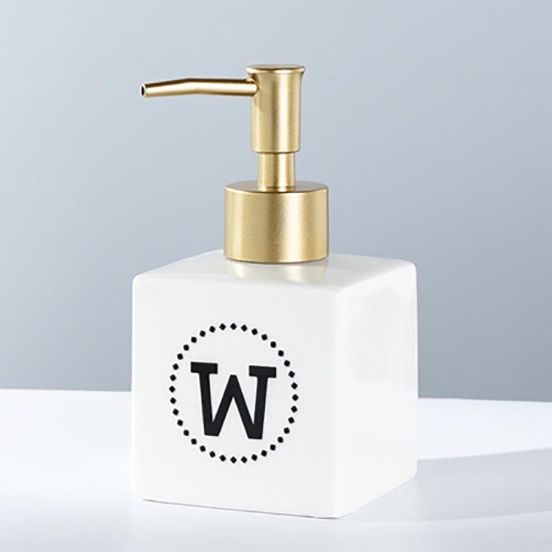 

Керамическая бутылка для жидкого мыла Дозатор для мыла Контейнер для мыла Насос для мыла Дозатор для мыла Заправляемая бутылка для мыла F