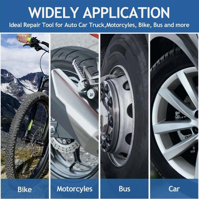 3PCS Car Grinding Head Roller Tire Repair Patch Tools Kit Tire Patch Roller Tool Buffing Wheel For Car Truck Motorcycle