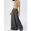 New Style Women's Summer Loose Dance Waist Trousers Drape Casual Solid Color High Waist Wide Leg Pants