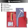 Humerpaul Ladies Leather Wallet Large-capacity Wallet Multi-function Coin Purse First Layer Cowhide Wallet Passport Holder Travel Card Holder