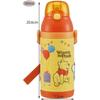 Skater Stainless Steel Children's Water Bottle 380ml Straw Drinking 3D Winnie the Pooh SSPV4 Disney
