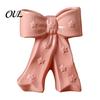 Elegant Ceramic Bud Vase Bow with Star, Decorative Flowers Vase, Creative Flower Modern Nordic Home Decor Arrangement Holder for Living Room