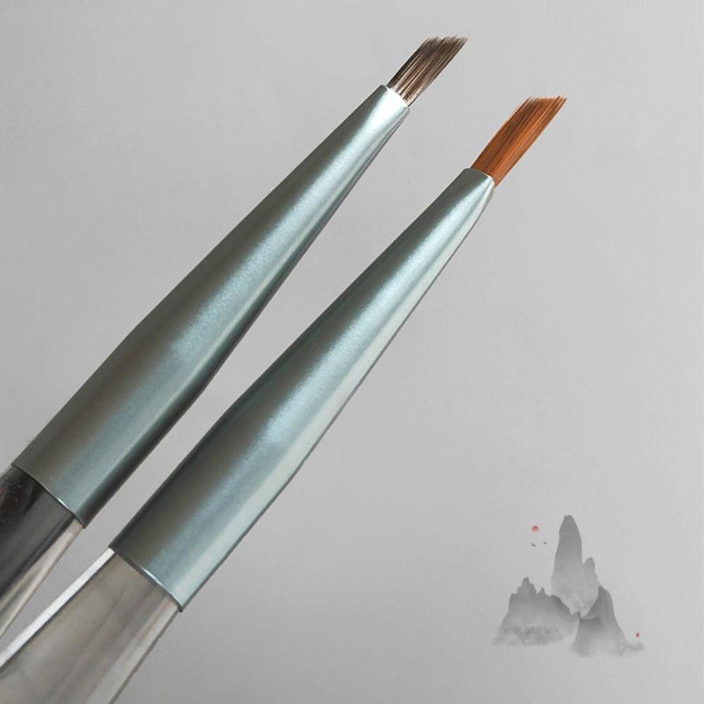 7/9mm Triangular Painting Nail Brush French Triangle Drawing Pen Nails Art Brush Manicure Tools