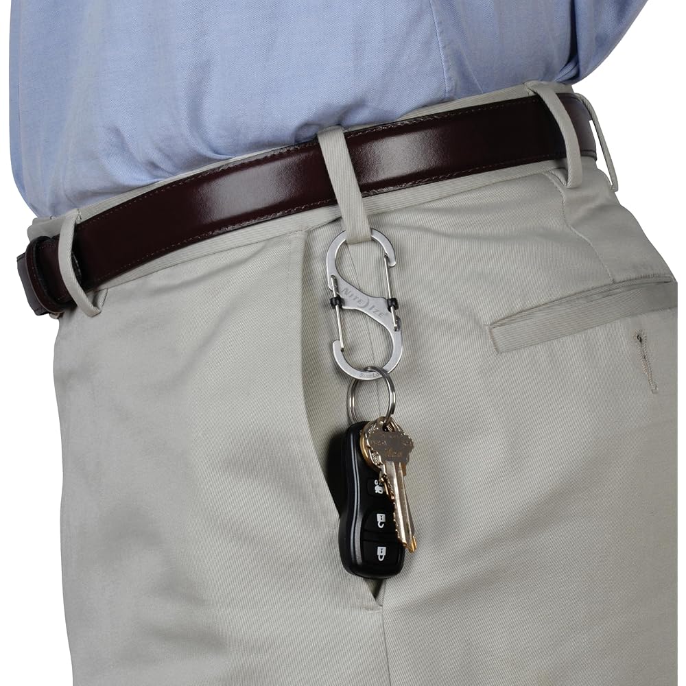 Nite Ize S-Biner SlideLock Carabiner #3 Silver Durable Outdoor Gear