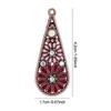 5Pcs Bohemia Enameling Teardrop Pendants For Women Diy Earrings Necklaces Pendants Charms Making Jewelry Accessories