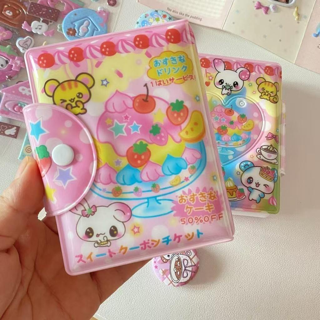 New Ins Style Old-fashioned Animal Cute Card Book, One-square Star Chasing Storage 3-inch Polaroid Small Card Bag Cute Gift
