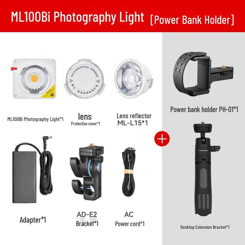 Godox ML100Bi Bi-color Handheld LED Video Light