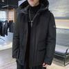 Hooded Down Jacket Men's Winter Thickening Warmth Windproof Coldproof Port Trend Plus Size Cargo Jacket Men
