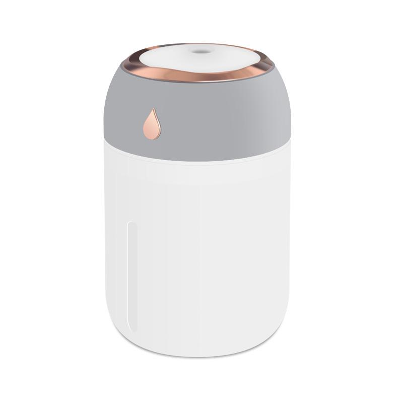 Portable Mini USB Air Humidifier Aroma Diffuser LED Cool Light 330ml Mist for Room Home Car Plant Purifier