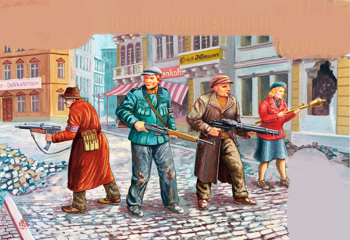 

SM Mars Фигурка 1/72 Немецкий фольксштурм Защитник Вторая мировая война 40 Неокрашенная фигурка