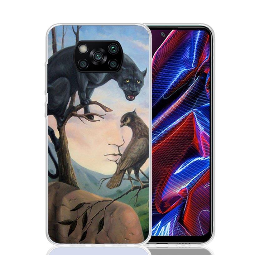 Salvador Dali Art Phone Case For Xiaomi Poco X7 X6 X5 Pro F7 Ultra Redmi 15C 15 13 13C 12 12C 10 10A 10C 9 9A 9C 9T Cover Poco X