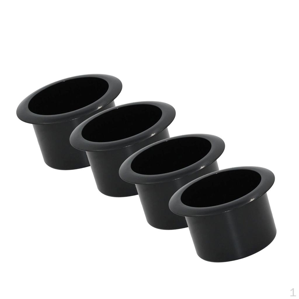 

4pcs Plastic Sofa Armrest Cup Holder Fit For Bottles Cups In 70mm Diameter