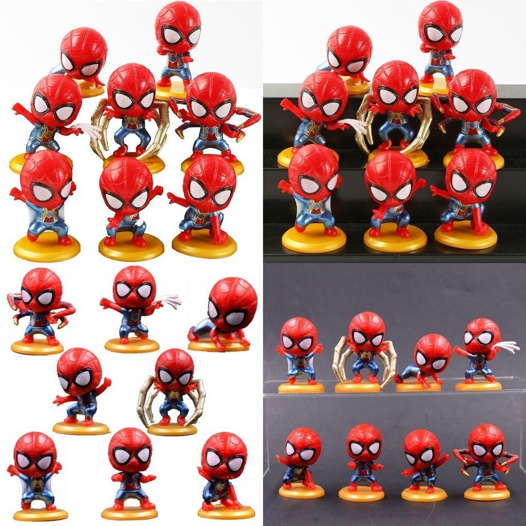 Pvc Spiderman Figures Perfect Cake Ornament For Superhero Fans