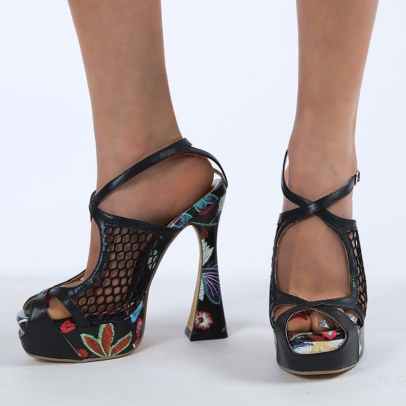 Женские босоножки на высоком каблуке купить недорого — выгодные цены ...