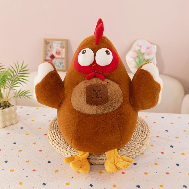 Cute Capibara Dolphin Cub Luhua Chicken Plush Toy Doll Doll Pendant Doll Grabbing Machine
