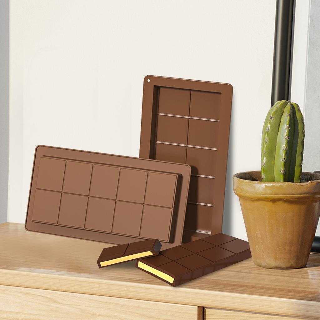 Silicone Mold Make Choc Bar Molds Handmade Nut Biscuits Candy Desserts Snacks Ice Cube Tray Non Stick DIY Dough Finalize Mold