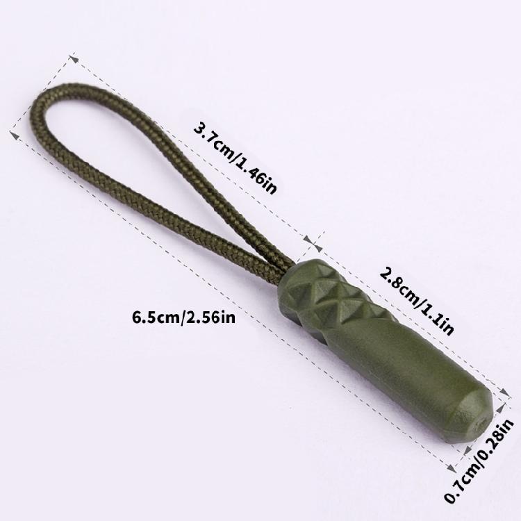 10pack Fashion Zippers Pulls Travels Bag Suitcases Backpacks Extend Pullers for Outdoor Equipment