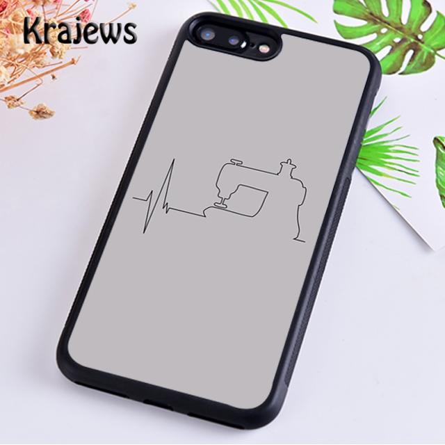 love Sewing Machine Pattern For iPhone 17 Air 16 Phone Case Cover 15 14 plus 12 13 pro max coque Fundas