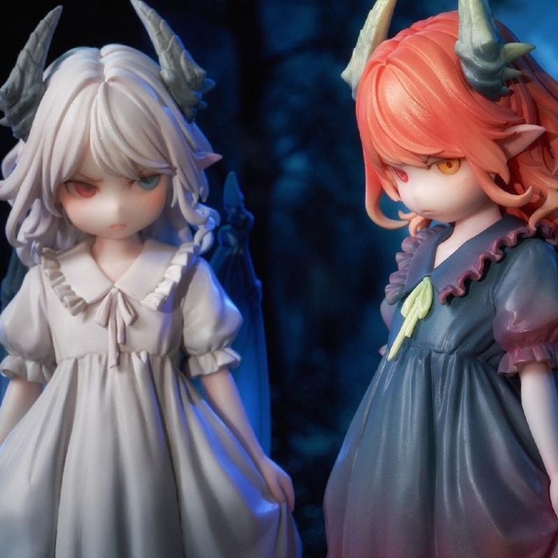 Handgefertigte Ornamente Wütendes Drachenmädchen Connor Schönes Mädchen Guang Yan Zwilling GK Kobayashi Dienstmädchen Anime Ornamente Rundherum Handgefertigt