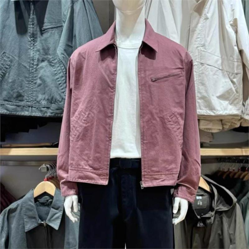 

2026 Men s & Women s Retro Casual Zipper Jacket - Detroit Spring Collection Large