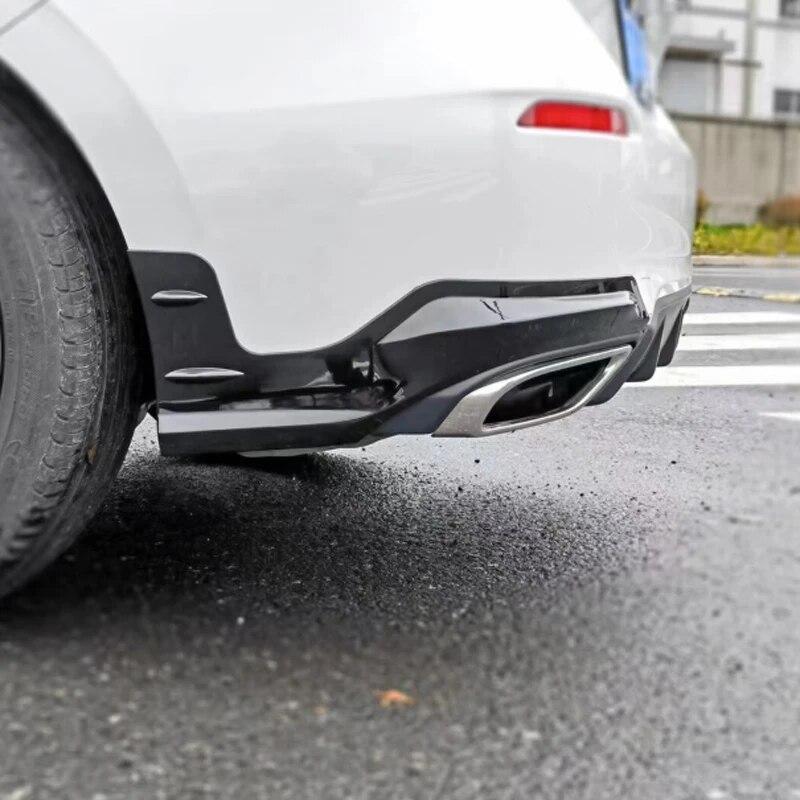 MU Style Rear Bumper Extension Aprons For 2022 2023 2024 11th Gen Honda Civic Hatchback